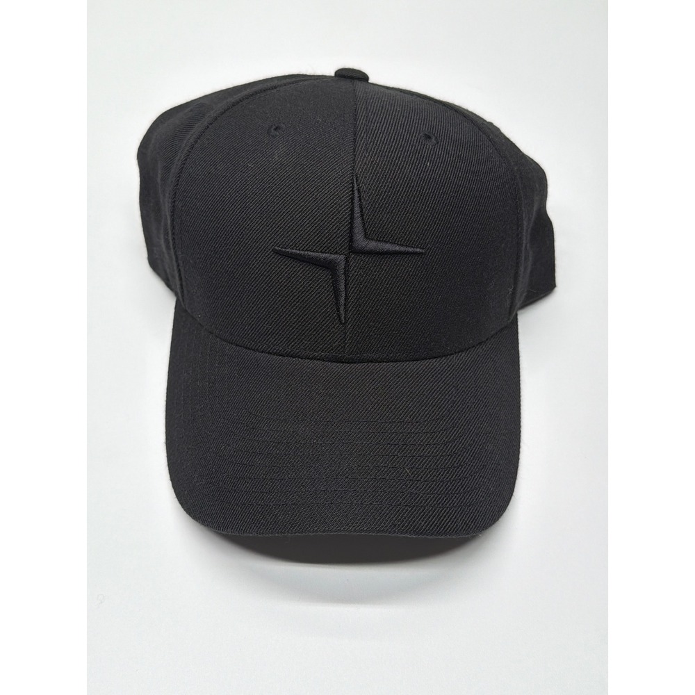 Black Baseball‎ Cap Snapback with Polestar Logo Men's Adjustable Snap back New
